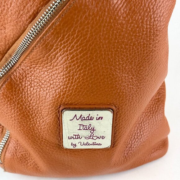 Valentina Made in Italy Convertible Brown Leather Backpack Purse 2018—Versatile - Picture 2 of 9